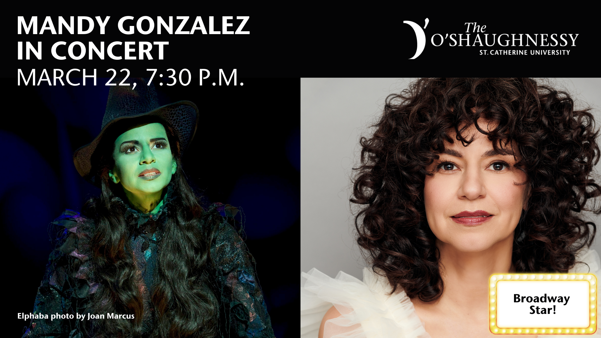 The O’Shaughnessy Presents – Mandy Gonzalez in Concert