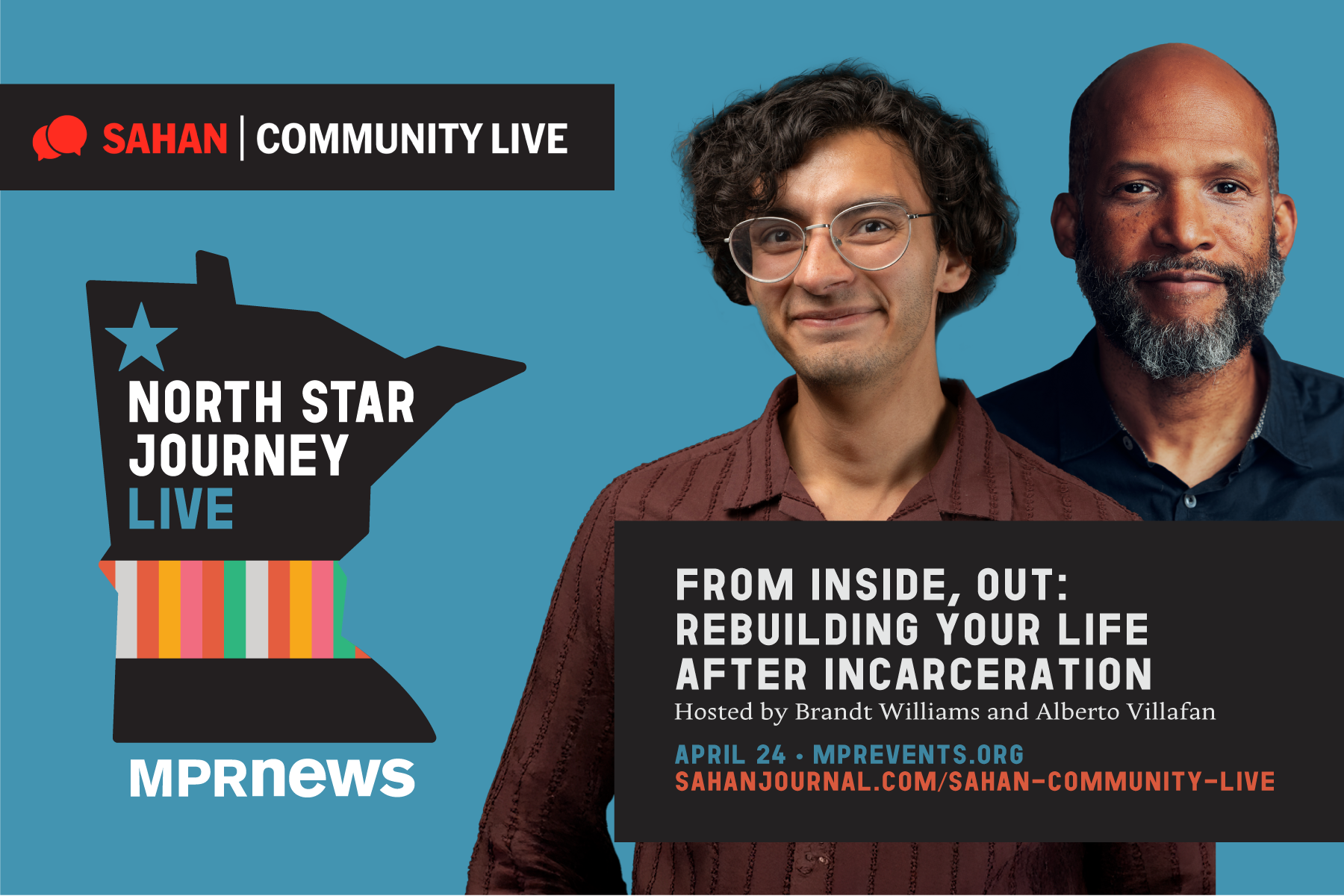 North Star Journey Live & Sahan Community Live: From inside, out: Rebuilding your life after incarceration