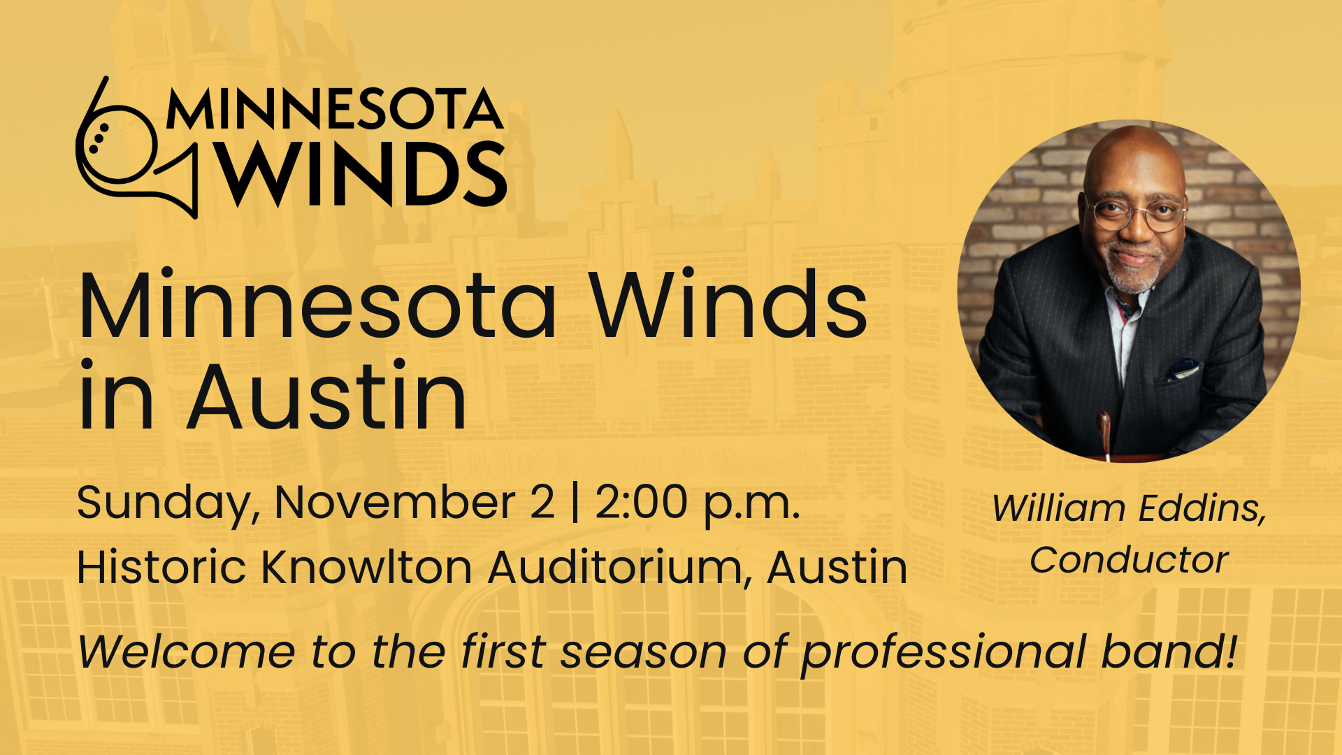 Minnesota Winds present In Concert with the Austin High School Wind Ensemble